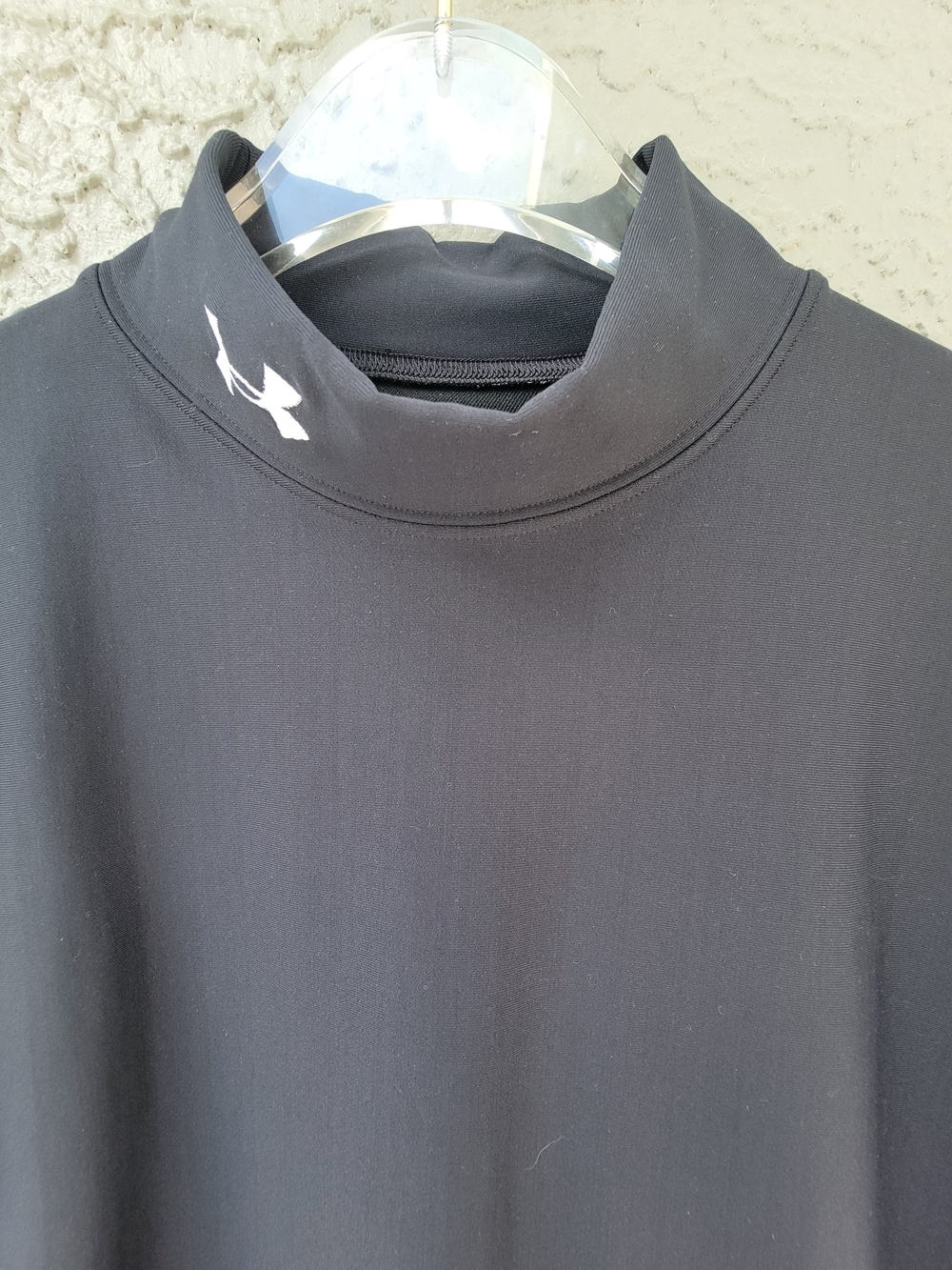 Under Armour ColdGear Men’s XL Black Compression Mock Neck Long Sleeve layer top - Picture 5 of 13